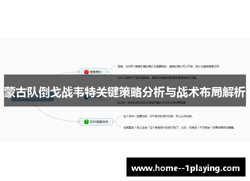 蒙古队倒戈战韦特关键策略分析与战术布局解析